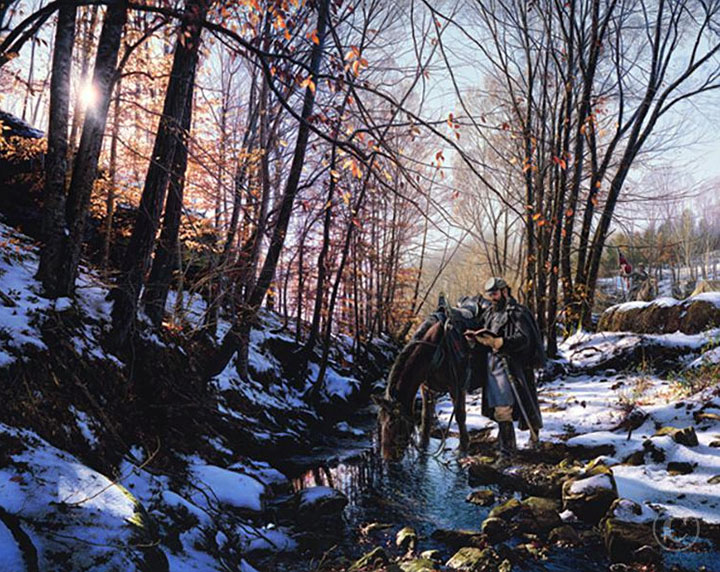 John Paul Strain - Beside Still Waters - Limited Edition Lithograph