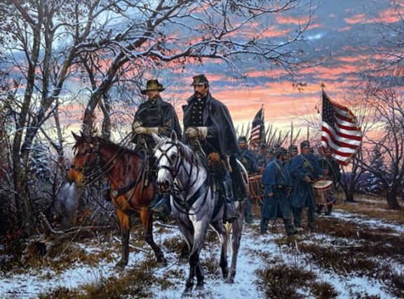 John Paul Strain - March at Dawn - Limited Edition Lithograph