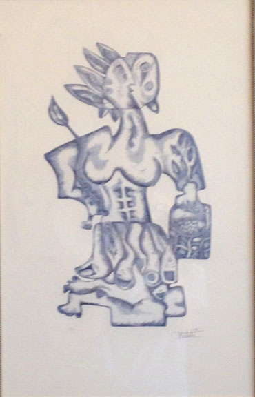 Alexandra Nechita - Study For Old Indian Chant - Limited Edition Etching / Aquatint