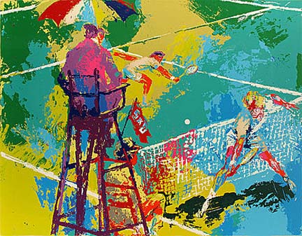 Leroy Neiman - Sudden Death - Limited Edition Serigraph