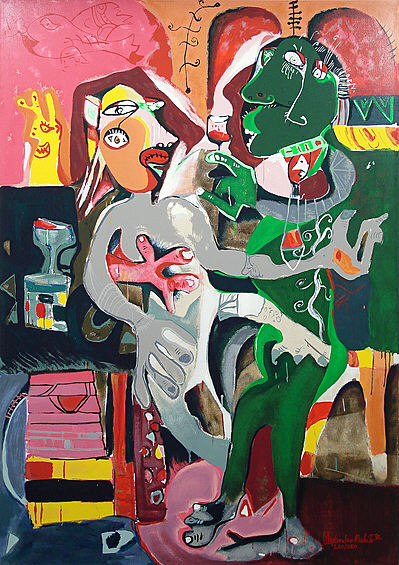 Alexandra Nechita - Summer In Europe - Limited Edition Serigraph on Canvas