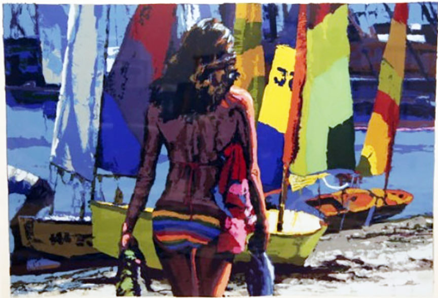 Howard Behrens - Summer Sails aka Lisa - Limited Edition Serigraph