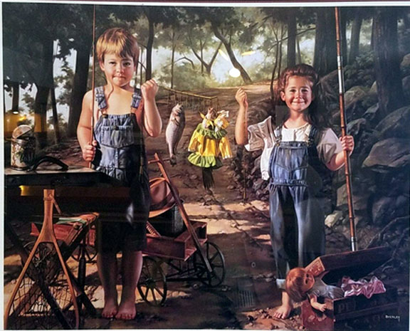 Bob Byerley - Summer Snapshot - Limited Edition Lithograph