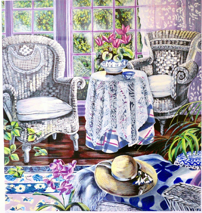 Susan Rios - Sunday Morning - Limited Edition Serigraph