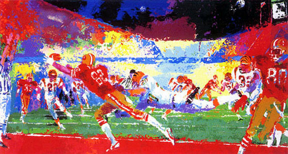 Leroy Neiman - Super Play - Limited Edition Serigraph