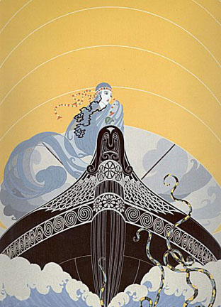  Erte - Surprises of The Sea - Limited Edition Serigraph