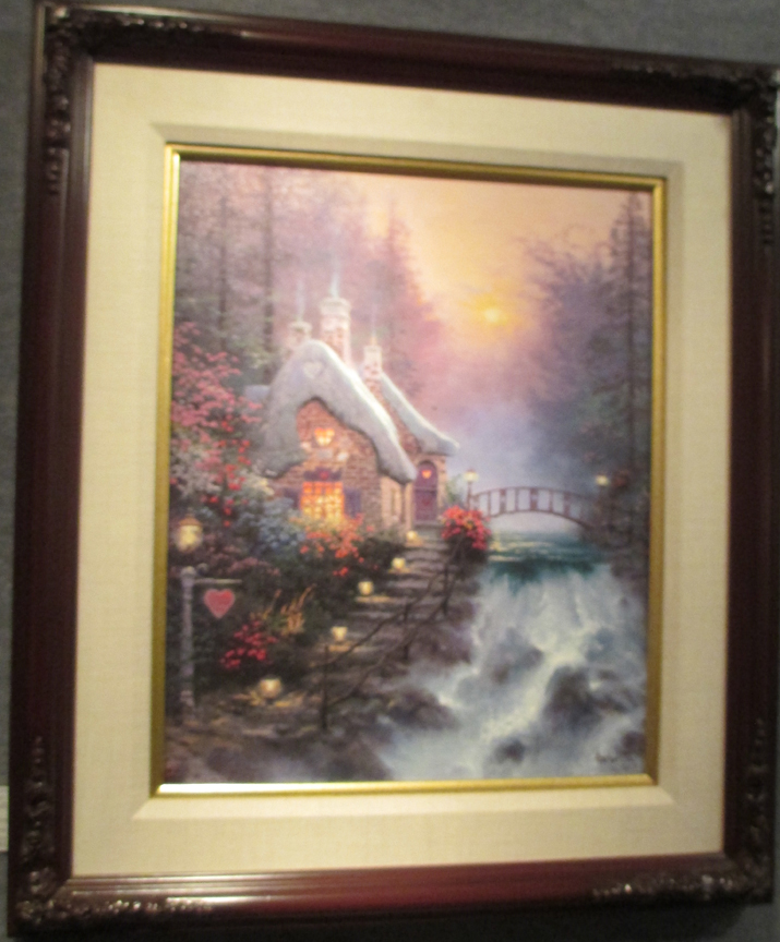 Thomas Kinkade - Sweetheart Cottage II - Limited Edition Offset Lithograph on Canvas