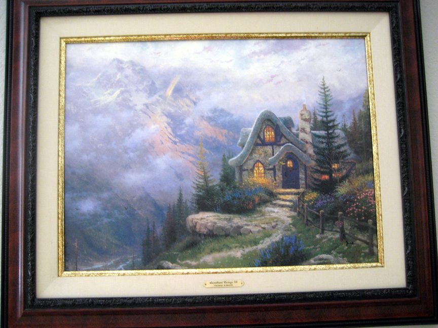 Thomas Kinkade - Sweetheart Cottage III - Limited Edition Offset Lithograph on Canvas
