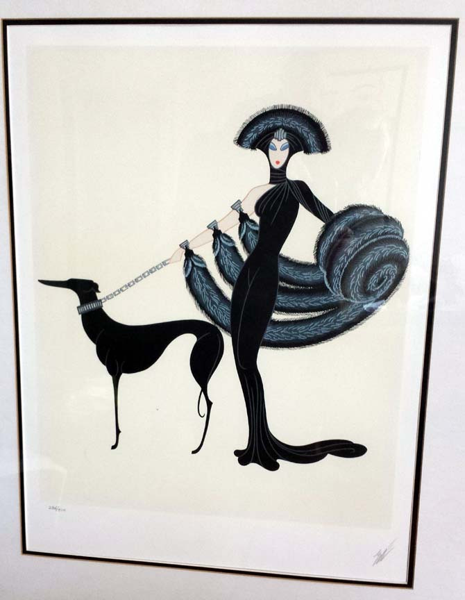  Erte - Symphony in Black - Limited Edition Serigraph