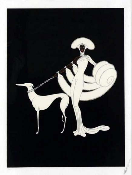  Erte - Symphony in White - Limited Edition Serigraph