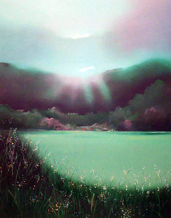 Seikichi Takara - Lake Apakat - Limited Edition Serigraph