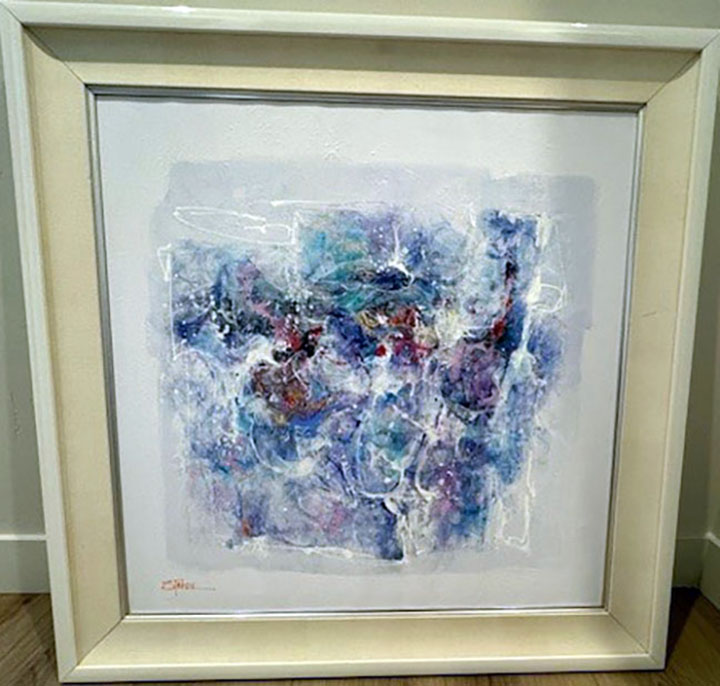 Seikichi Takara - Winters Vail - Original Painting - Acrylic on Canvas