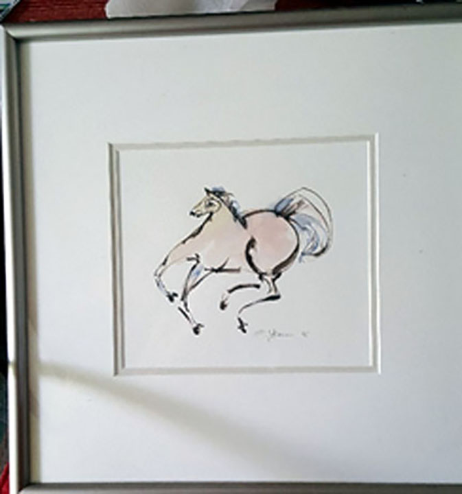 Seikichi Takara - Horse - Original Painting - Oil