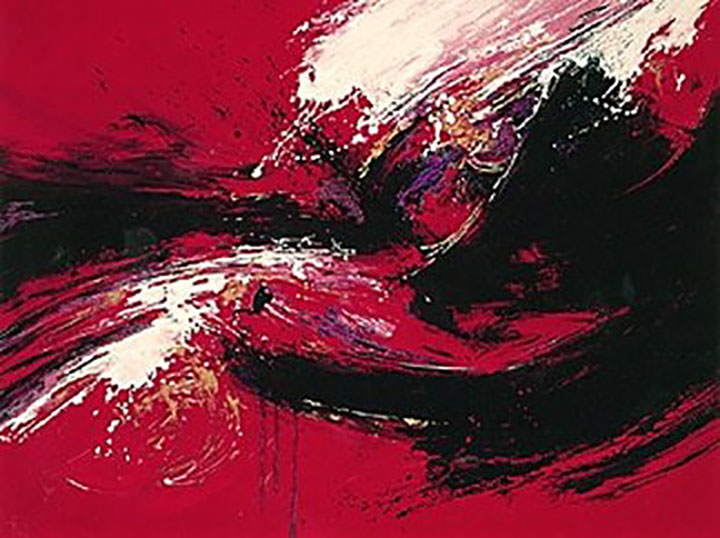 Seikichi Takara - Red Karma - Limited Edition Serigraph
