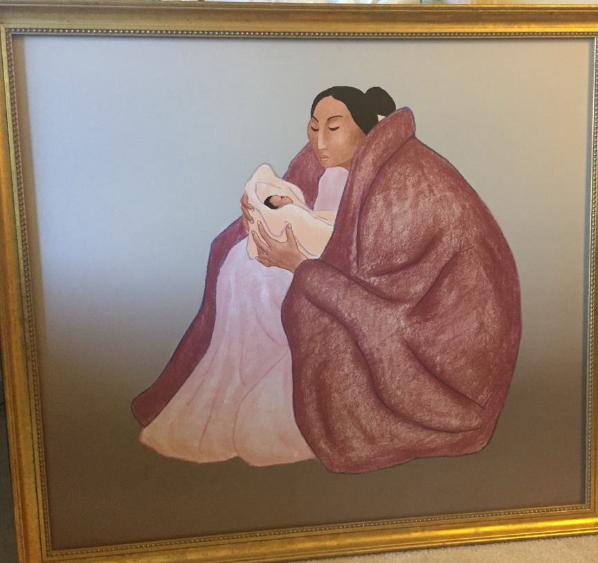 RC Gorman - Tamara, State I - Limited Edition Lithograph