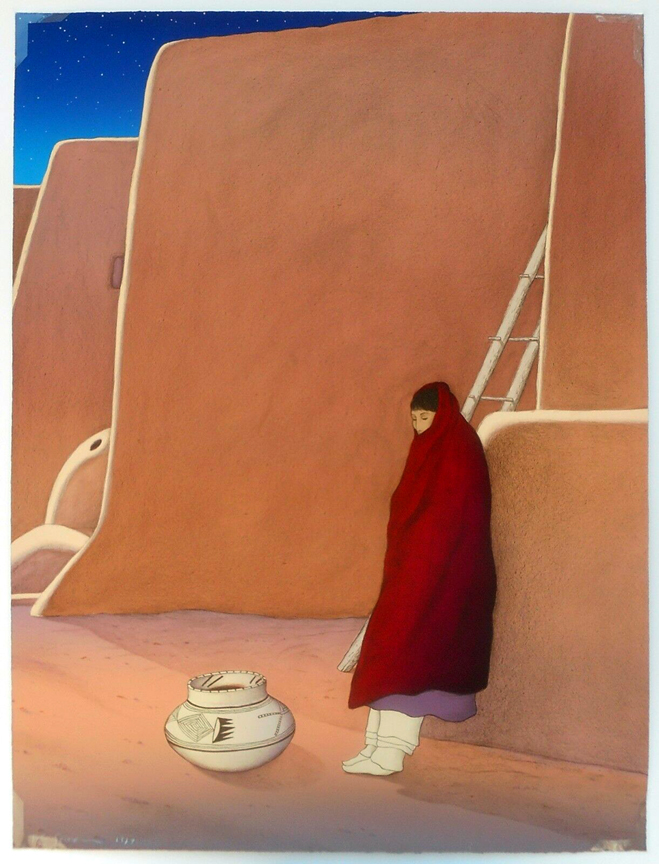 RC Gorman - Taos Woman - Limited Edition Lithograph
