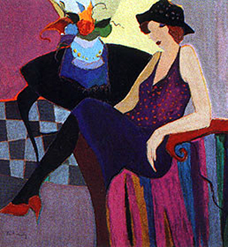 Itzchak Tarkay - Anne Marie - Limited Edition Serigraph