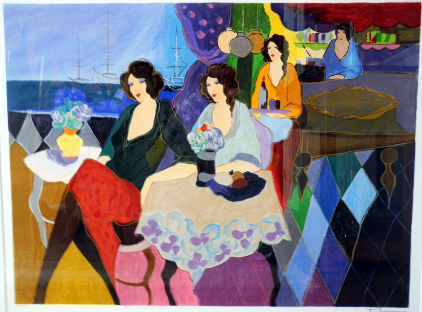 Itzchak Tarkay - Cassis - Limited Edition Serigraph 