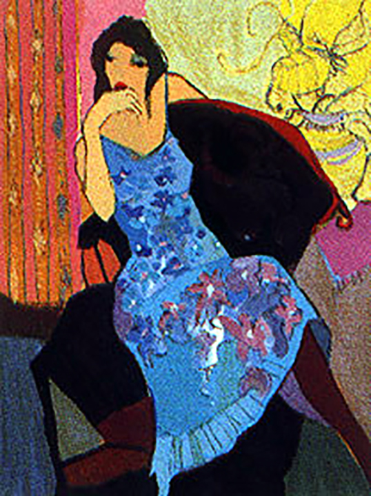 Itzchak Tarkay - Daydream - Limited Edition Serigraph