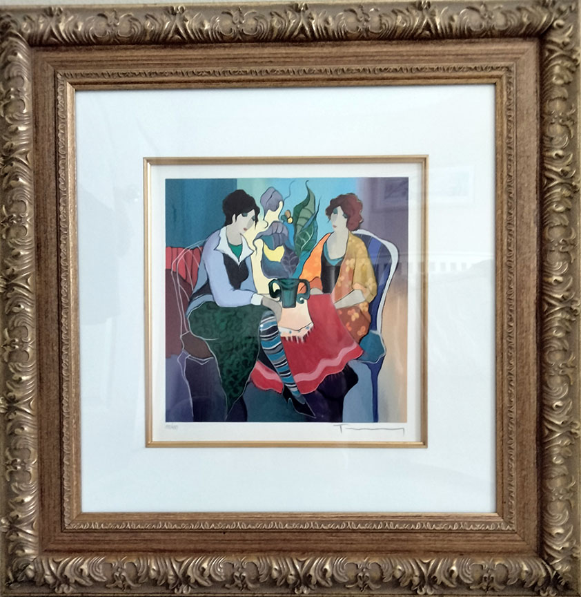 Itzchak Tarkay - Faith and Honest - Limited Edition Serigraph