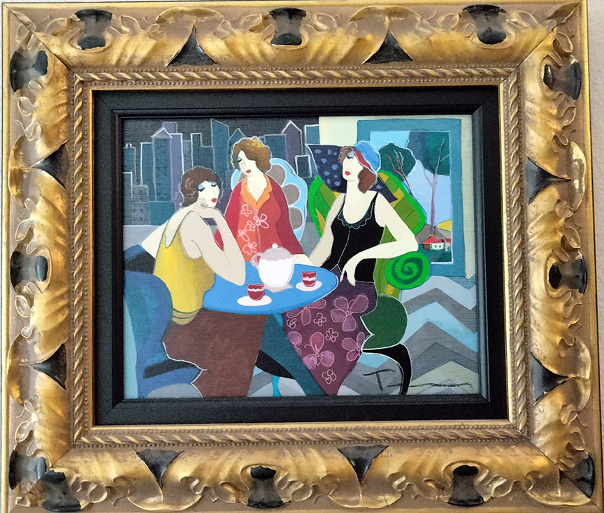Itzchak Tarkay - Girl's Night Out - Limited Edition Serigraph