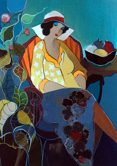 Itzchak Tarkay - Intimate Knowledge - Limited Edition Serigraph
