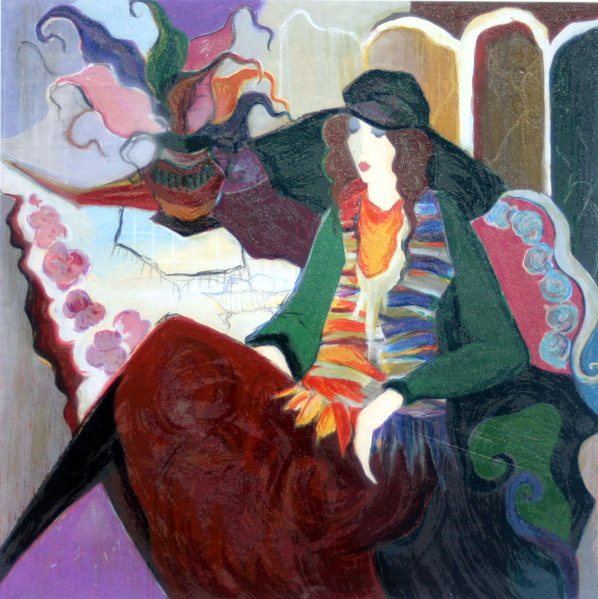 Itzchak Tarkay - Jessica - Limited Edition Serigraph