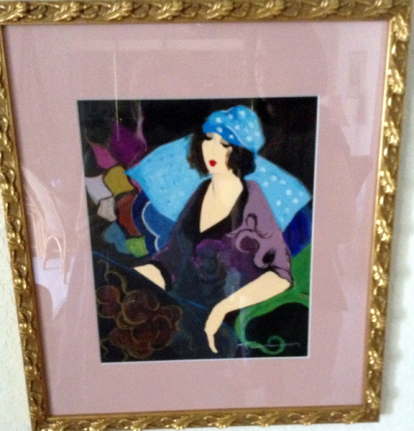 Itzchak Tarkay - Lisa - Limited Edition Serigraph