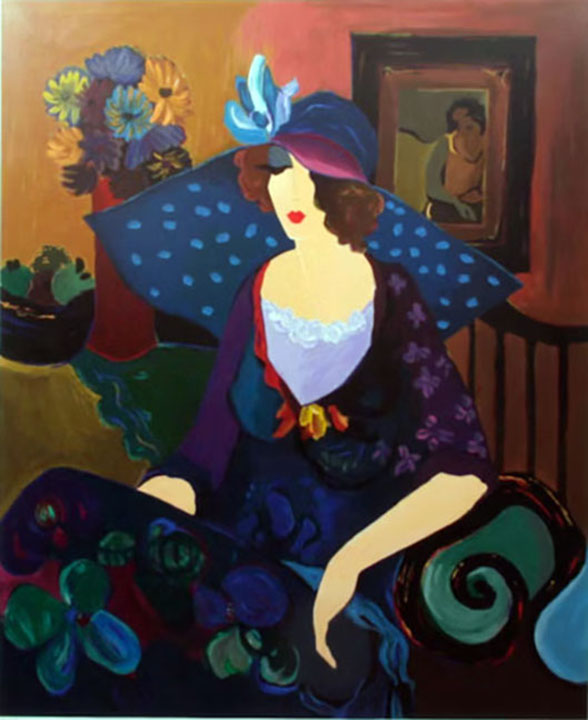 Itzchak Tarkay - Maria - Limited Edition Serigraph