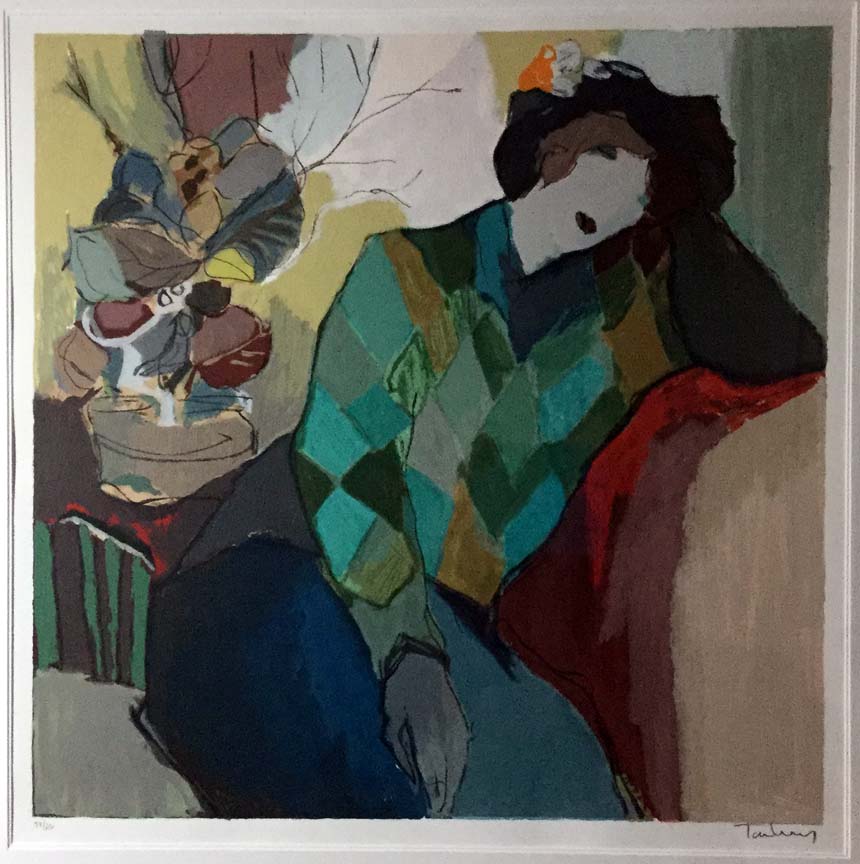 Itzchak Tarkay - Marianne - Limited Edition Serigraph