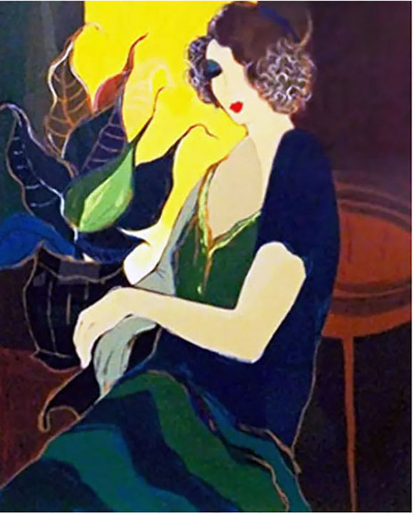 Itzchak Tarkay - Marsha - Limited Edition Serigraph