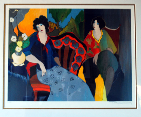 Itzchak Tarkay - Quiet Times - Limited Edition Serigraph