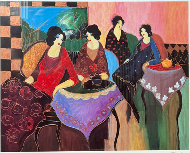 Itzchak Tarkay - Two by Two - Limited Edition Seriolithograph