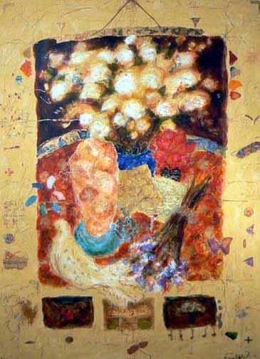 Roy Fairchild Woodard - Tavola Ii - Limited Edition Serigraph
