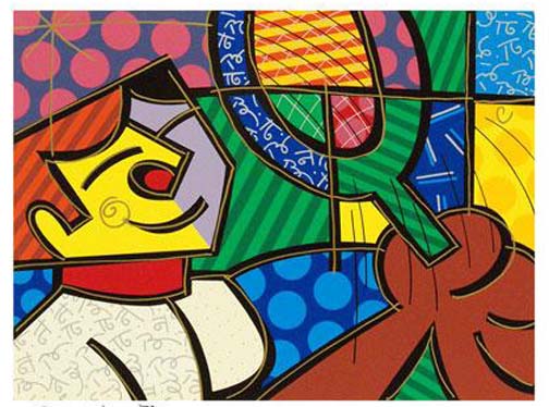 Romero Britto - The Tennis Suite (Boy) - Limited Edition Serigraph