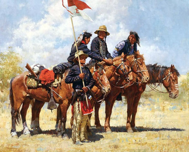 Howard Terpning - Army Regulations - Limited Edition Lithograph