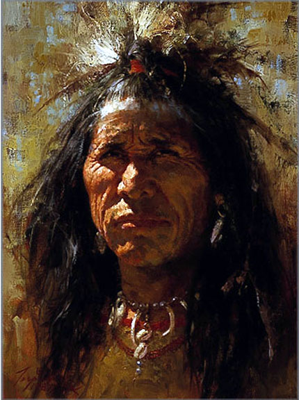 Howard Terpning - Blood Man - Limited Edition Lithograph