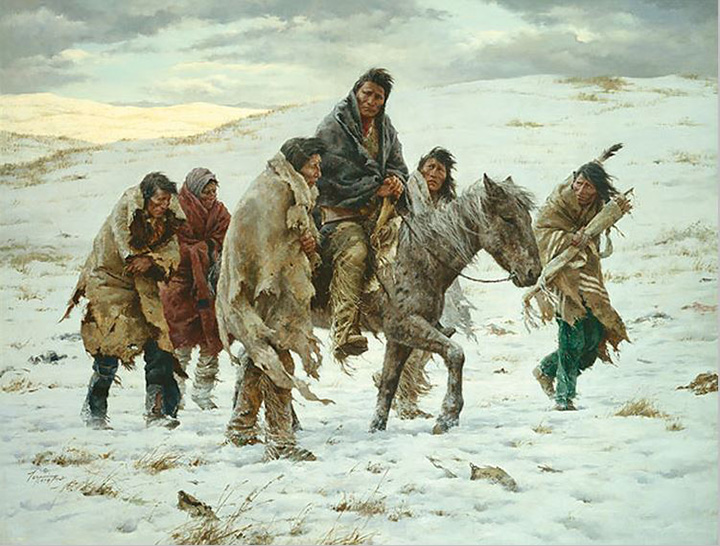 Howard Terpning - Chief Joseph Rides to Surrender - Limited Edition Lithograph