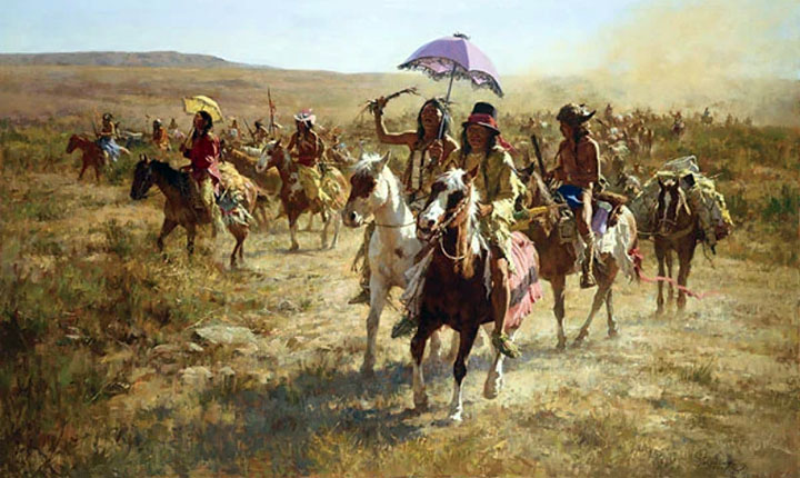 Howard Terpning - Comanche Spoilers - Limited Edition Lithograph