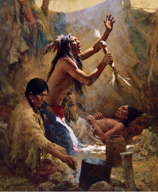 Howard Terpning - Medicine Man of the Cheyenne - Limited Edition Lithograph