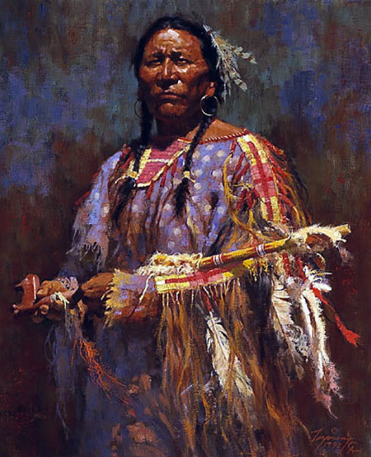 Howard Terpning - Medicine Pipe - Limited Edition Lithograph