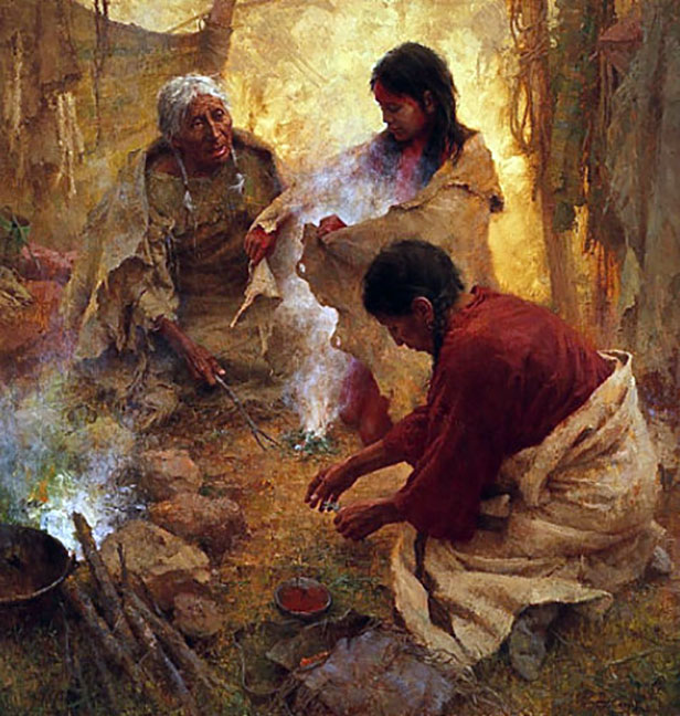 Howard Terpning - Passing Into Womanhood - Limited Edition Lithograph