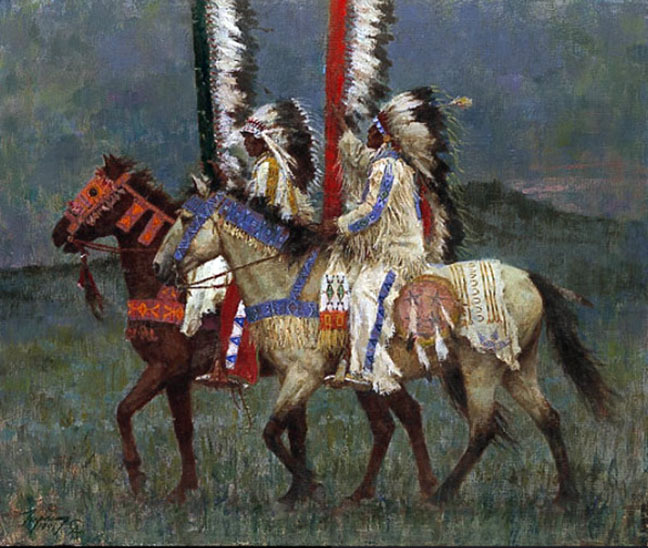 Howard Terpning - Prairie Knights - Limited Edition Lithograph