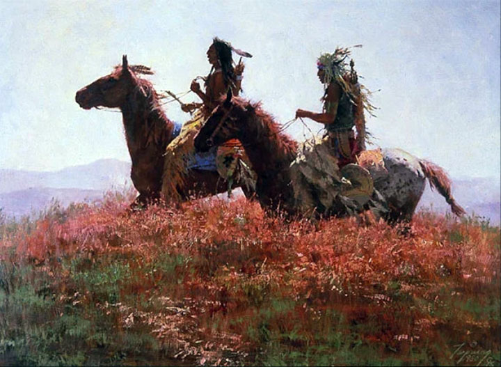 Howard Terpning - Shoshonis - Limited Edition Lithograph