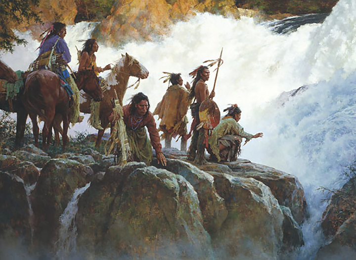 Howard Terpning - The Force of Nature Humbles All Men - Limited Edition Masterwork Giclee on Canvas