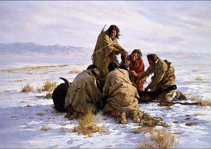 Howard Terpning - The Last Buffalo - Limited Edition Lithograph