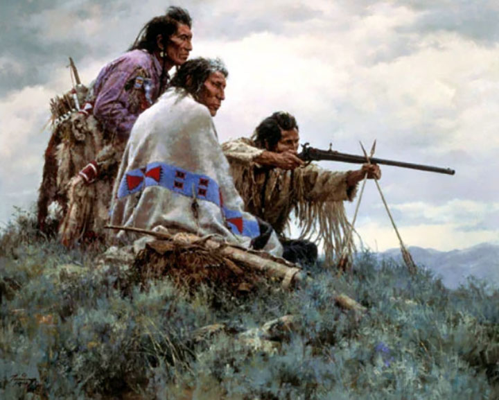 Howard Terpning - The Long Shot - Poster