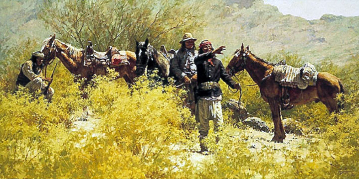 Howard Terpning - The Scouts of General Crook - Limited Edition Lithograph