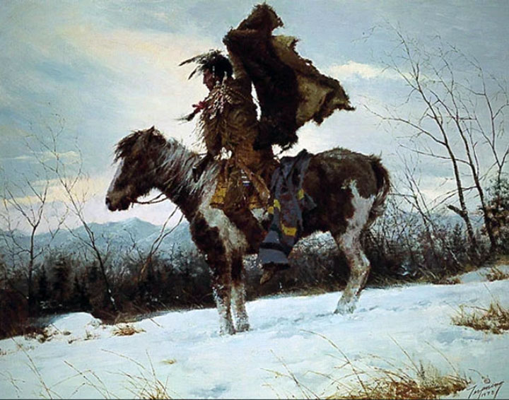 Howard Terpning - The Signal - Limited Edition Lithograph