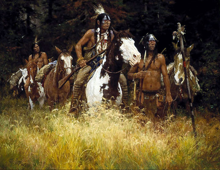 Howard Terpning - The Warning - Limited Edition Lithograph